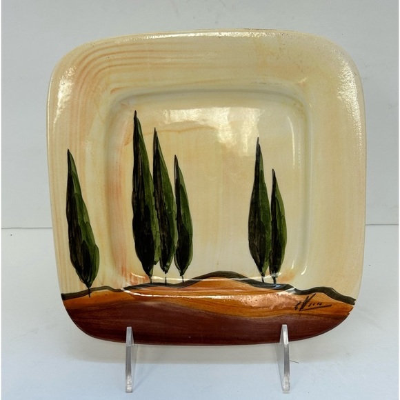 Castello Banti / hand painted / Artist signed/ trinket / decorative wall plate - Picture 1 of 9